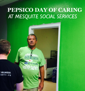 Pepsi employees volunteered at MSS on 10/22/15. 